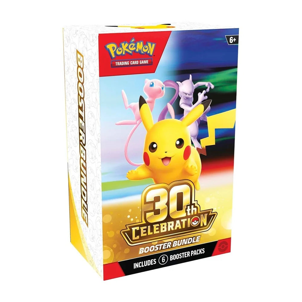 Покемон 30th Celebration Booster Bundle, 6 бустер пакета, английско издание, produs sigilat din fabrică