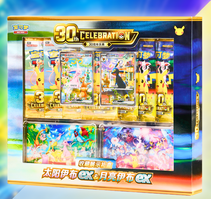 Espeon ex and Umbreon ex Collection Display Box, фабрично запечатан продукт