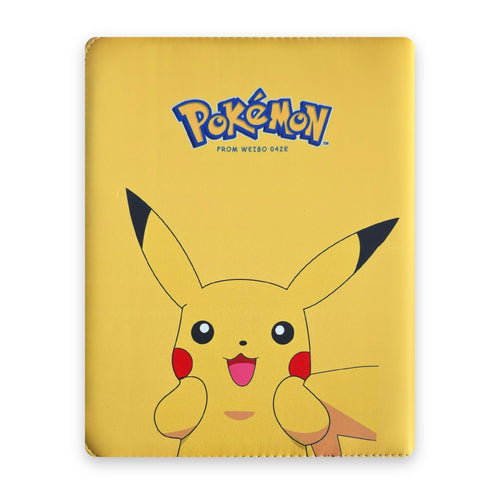 9 Pocket Zip Binder Ash & Pikachu, корица отзад