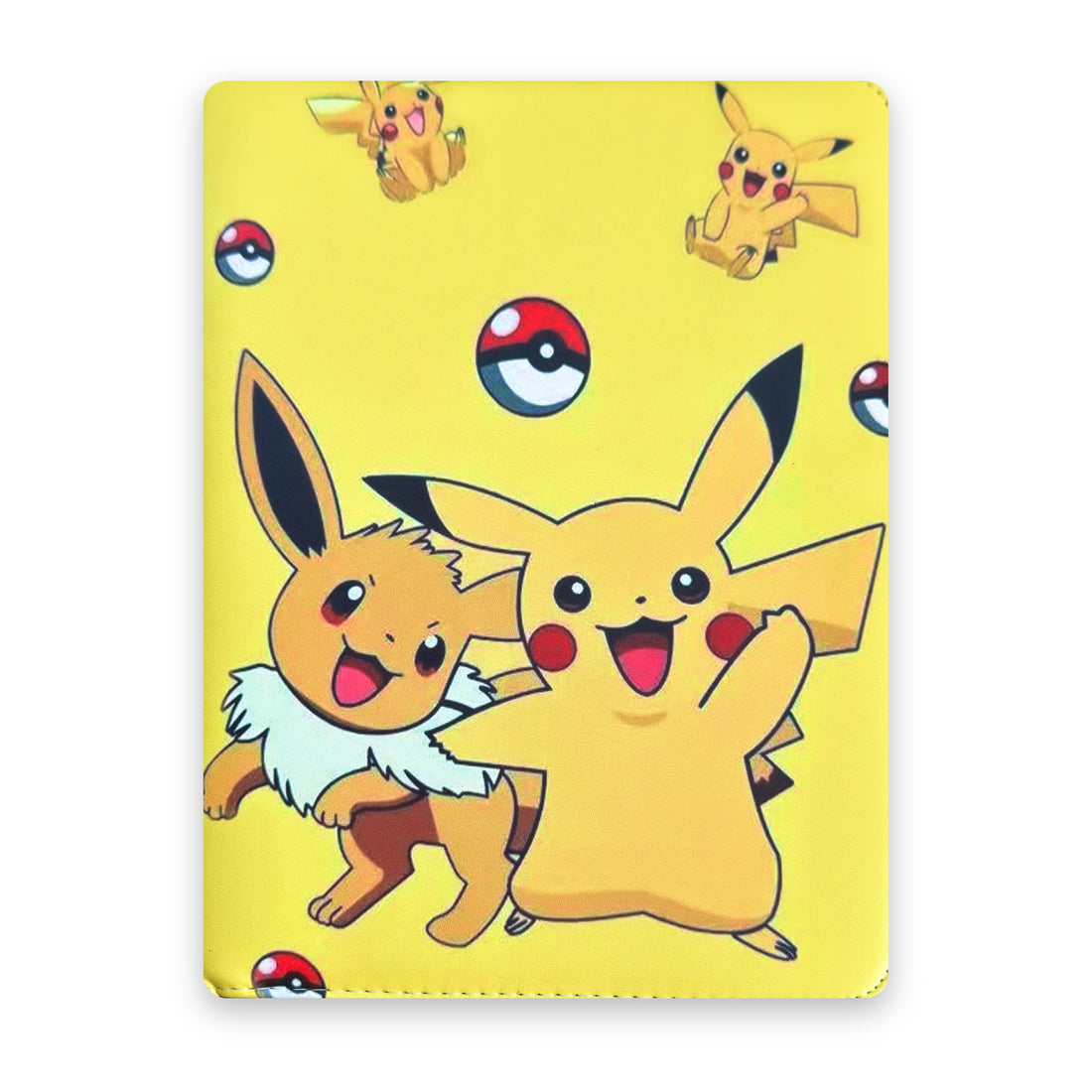 9 Pocket Zip Binder Pikachu & Eevee, корица отпред, фабрично запечатан продукт