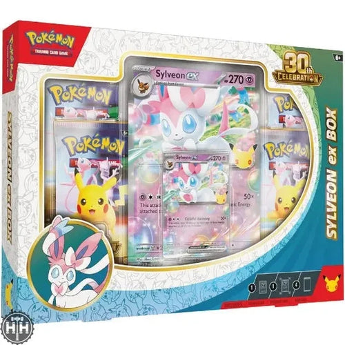 30th Celebration Pokémon ex Box Sylveon ex, фабрично запечатан продукт