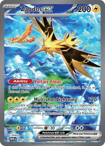 Zapdos ex · 190/151 SAR